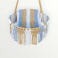 Multicolor Macramé Hanging Chair